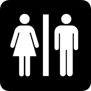 Male And Female Bathroom Sign Clip Art at Clker.com.