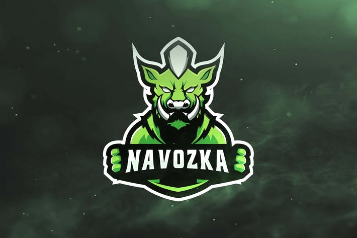 Wild Boar Sport and Esports Logos by ovozdigital on Envato Elements.