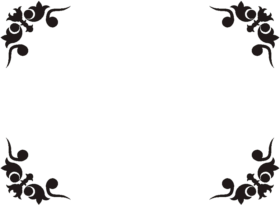 Simple Corner Border Clipart.