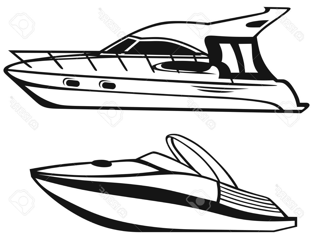 Yacht Clipart Black And White.