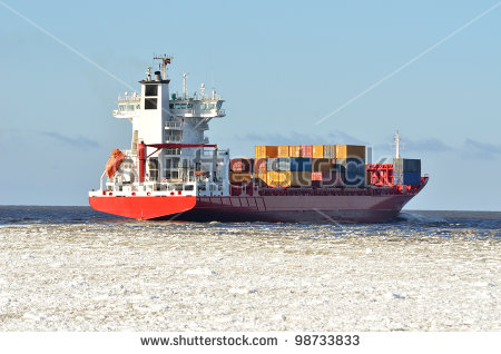 Vessel In Ocean Stock Photos, Royalty.