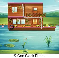 Boathouse Illustrations and Clipart. 23 Boathouse royalty free.