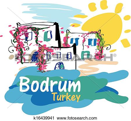 Clipart of Bodrum Illustration k16439941.