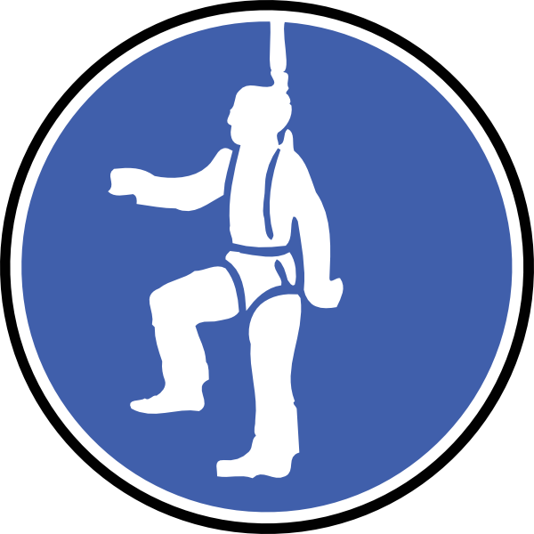 Fall protection clip art.