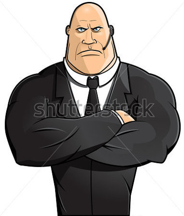 Body guard clipart.