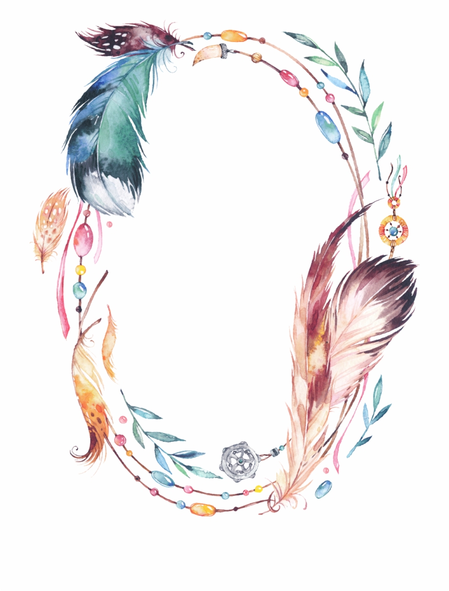 Feather Clipart Boho.