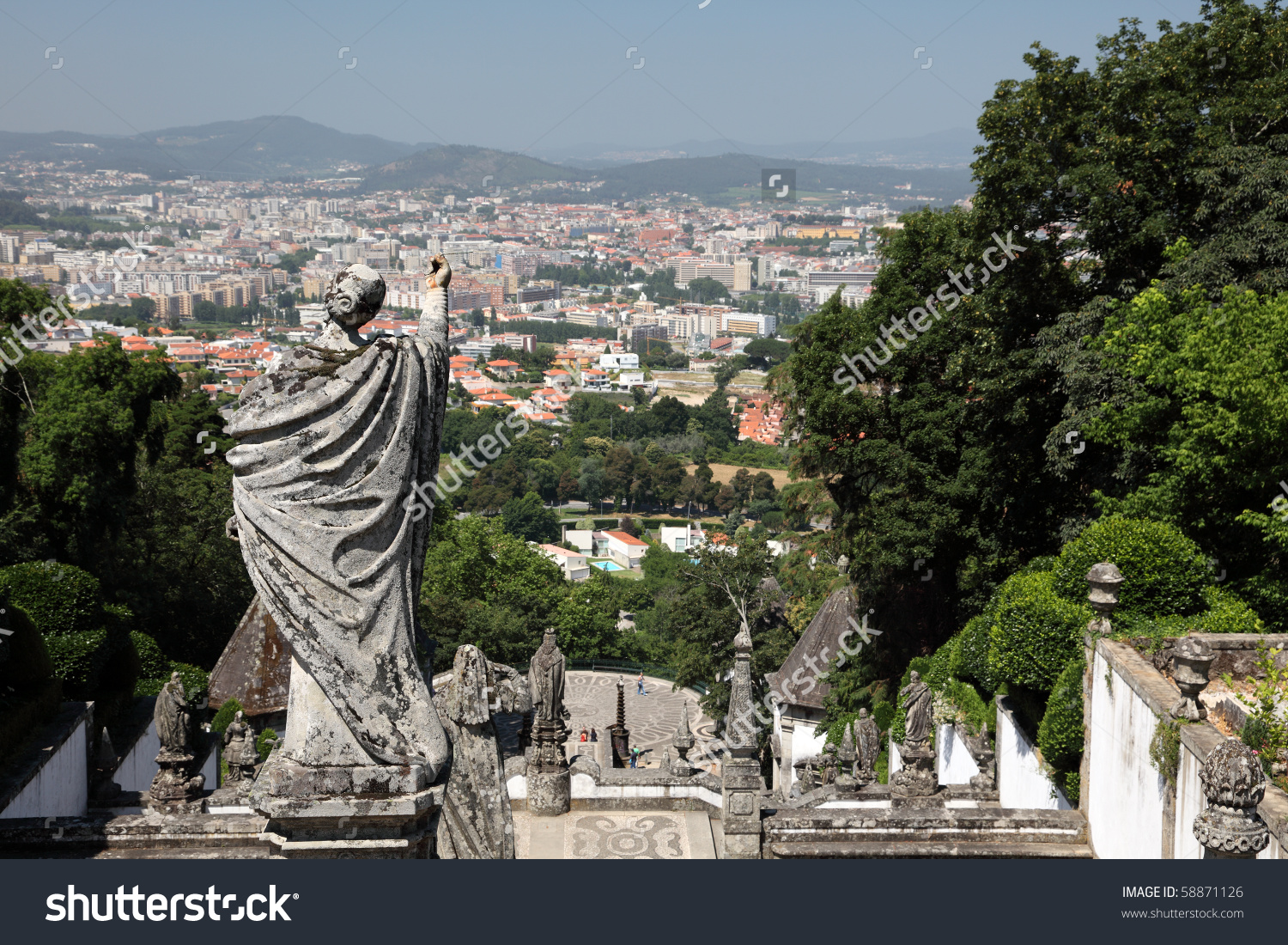 View Bom Jesus Do Monte Braga Stock Photo 58871126.