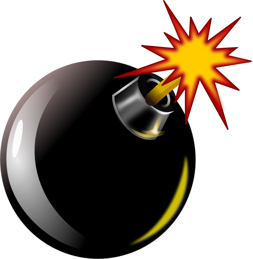 bombing clipart #nicubunu_Bomb.