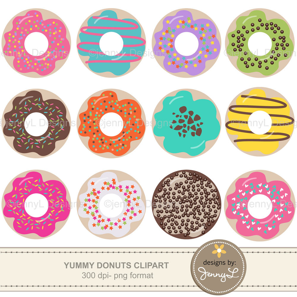 Donut clipart.