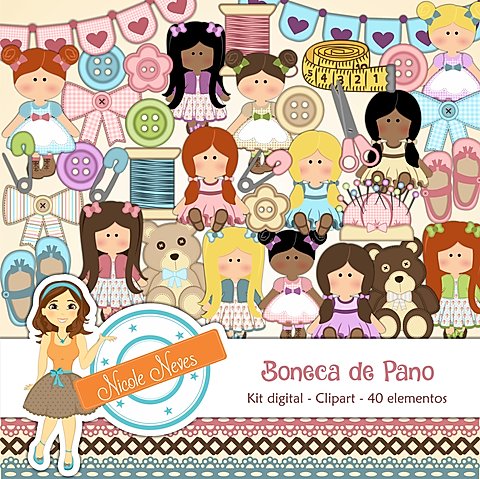 BONECA DE PANO.