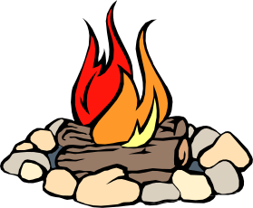 Bonfire Cartoon.