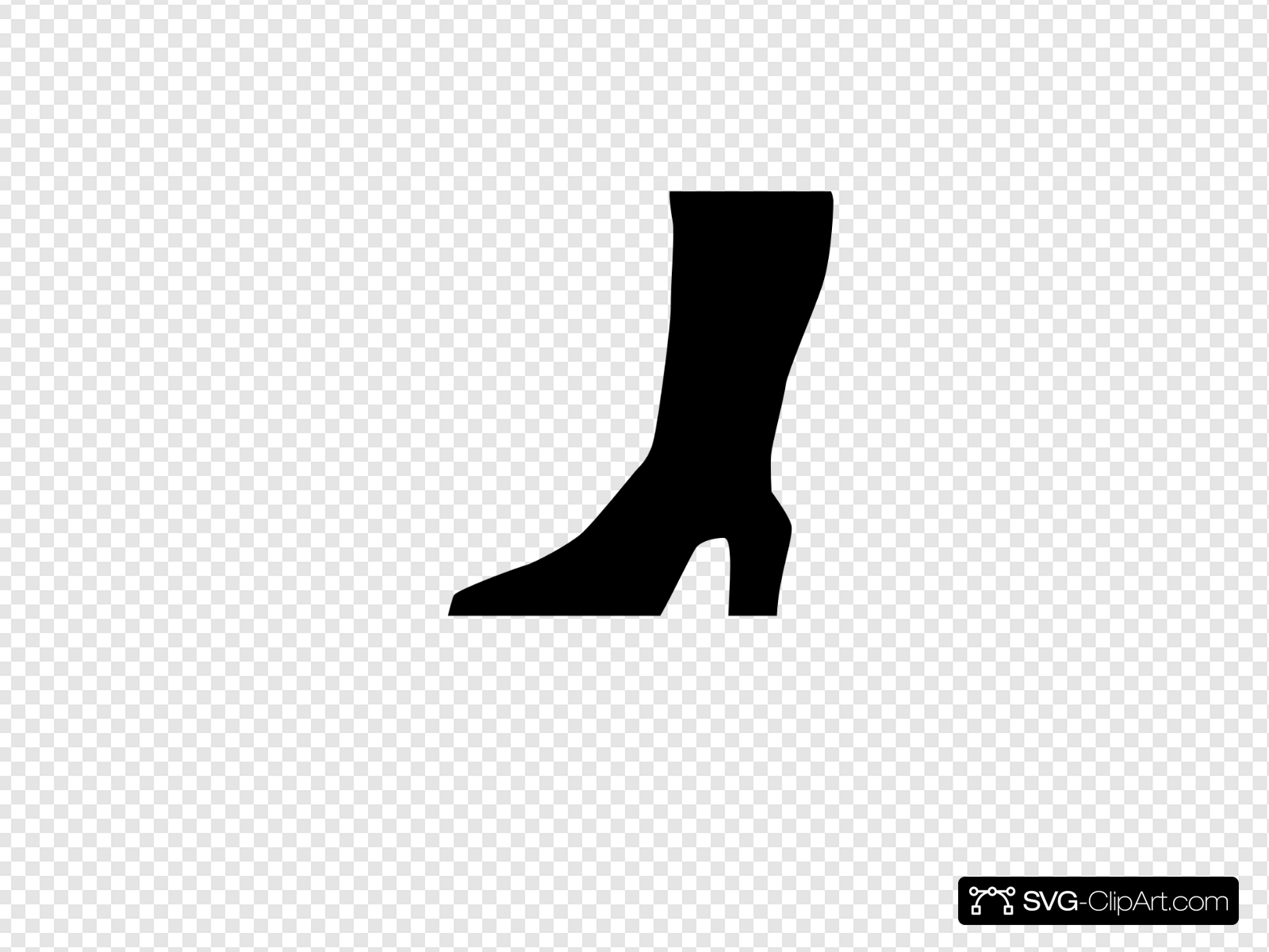 High Boot Icon Clip art, Icon and SVG.