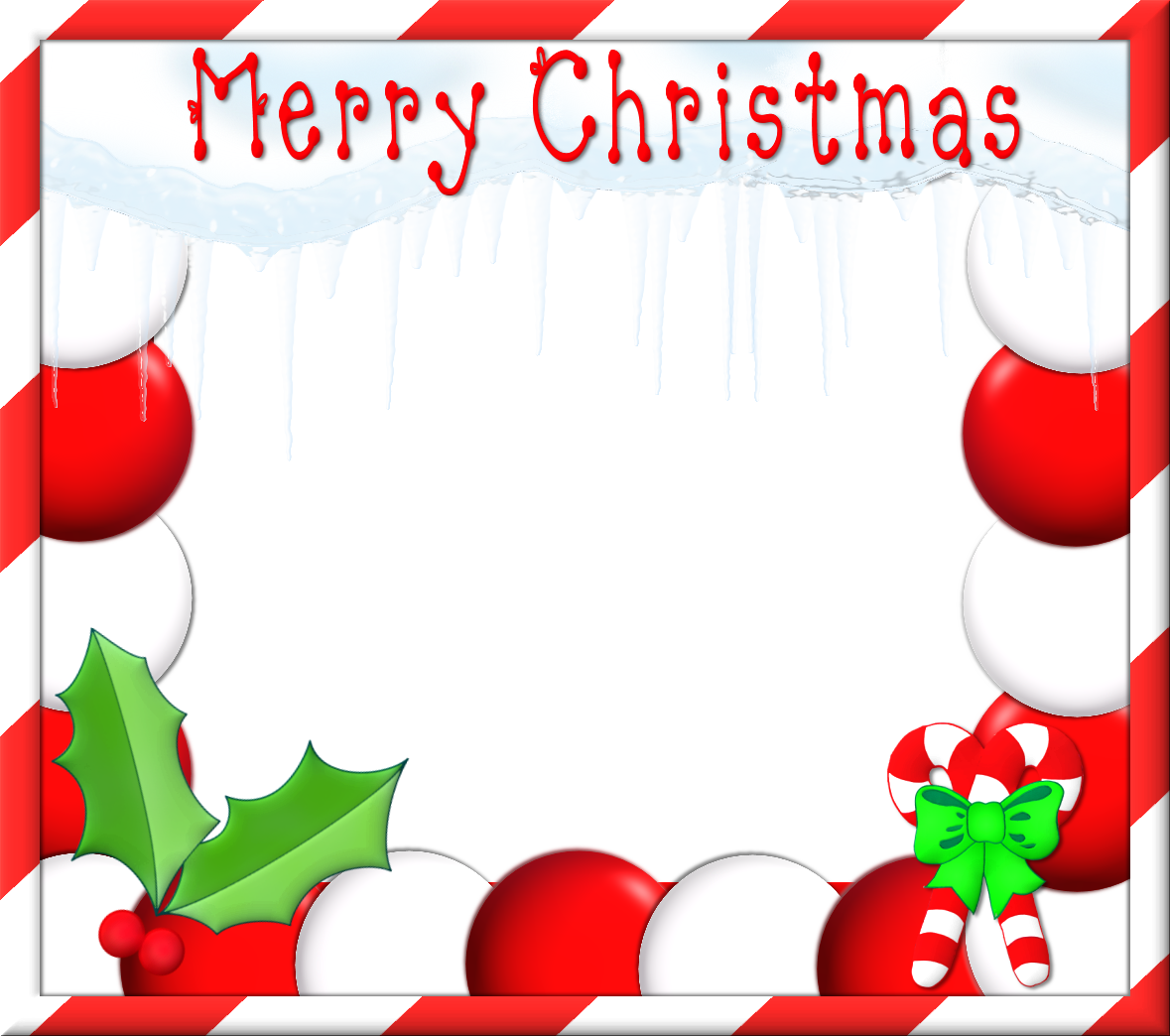 Free christmas clipart frames and borders.