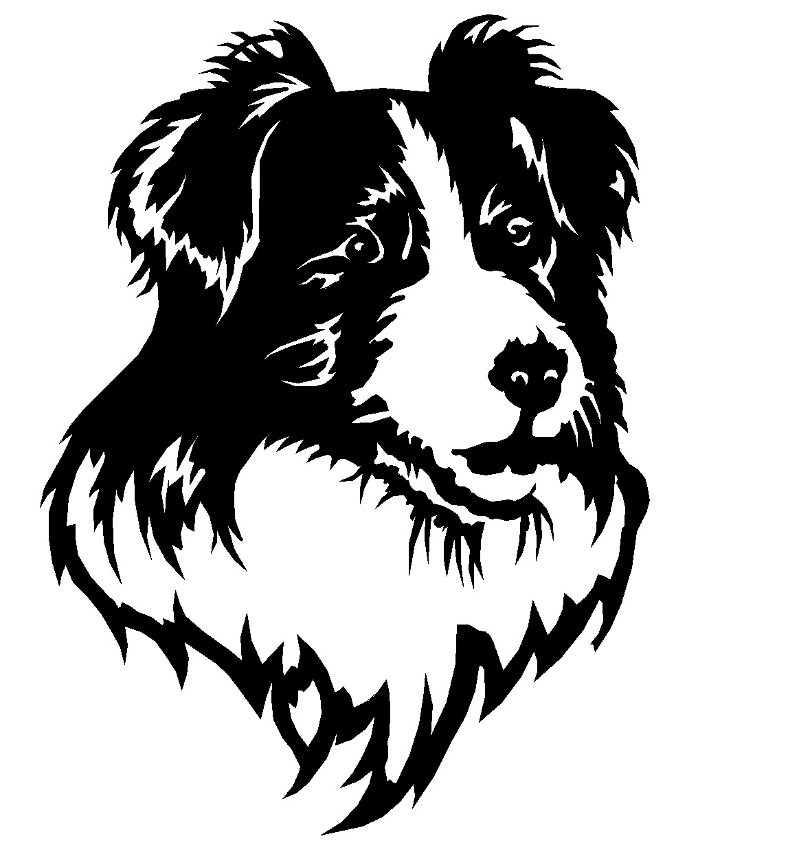 Free Border Collie Outline, Download Free Clip Art, Free Clip Art on.