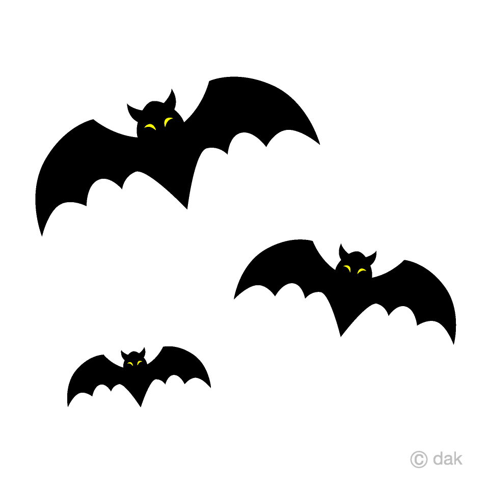 Free Bats Clipart Image｜Illustoon.