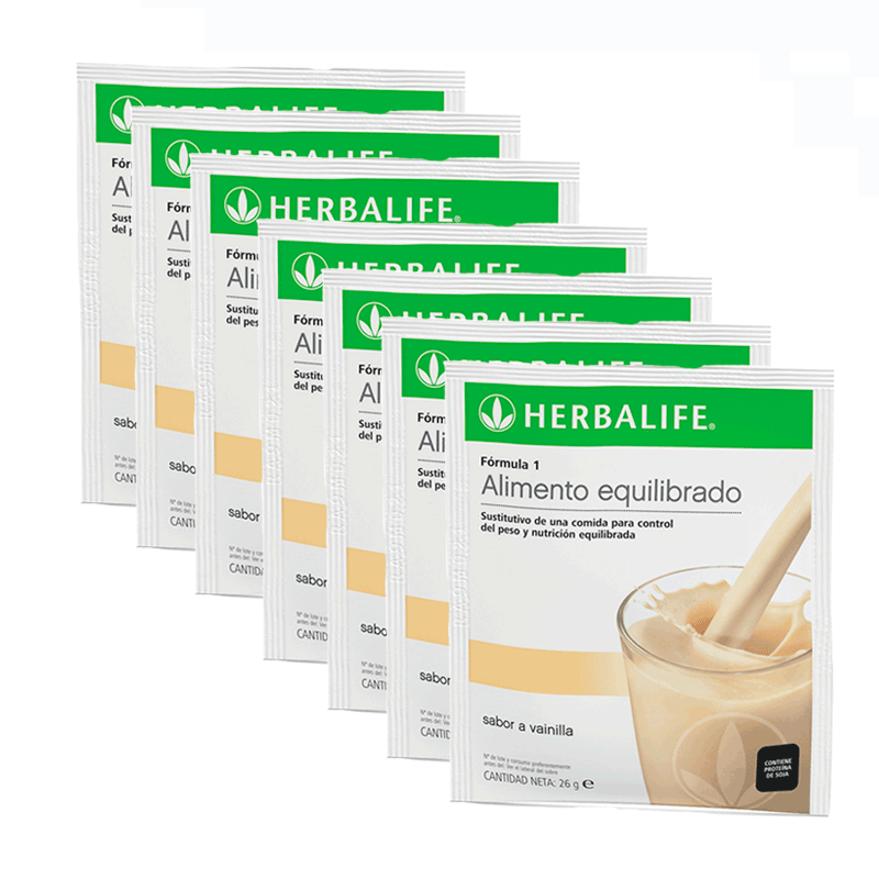 Batido Herbalife Fórmula 1 Sabor Vainilla.