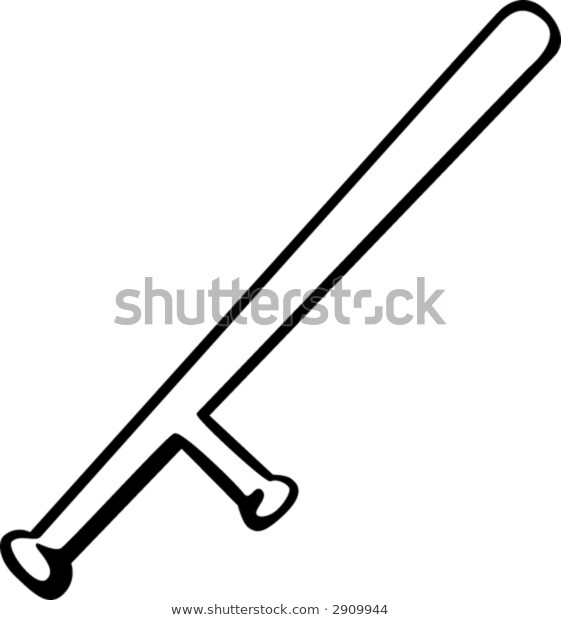 Police Baton Stock Vector (Royalty Free) 2909944.