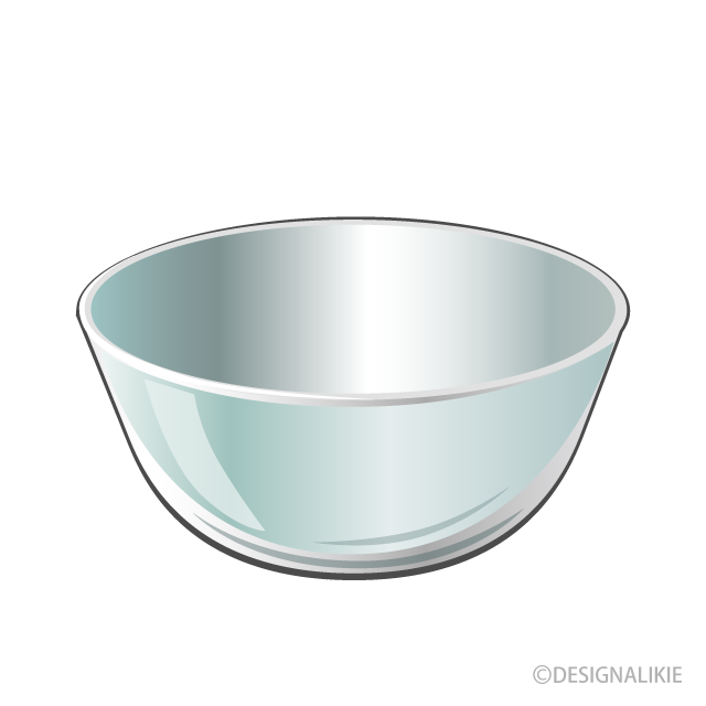 Free Glass Bowl Clipart Image｜Illustoon.