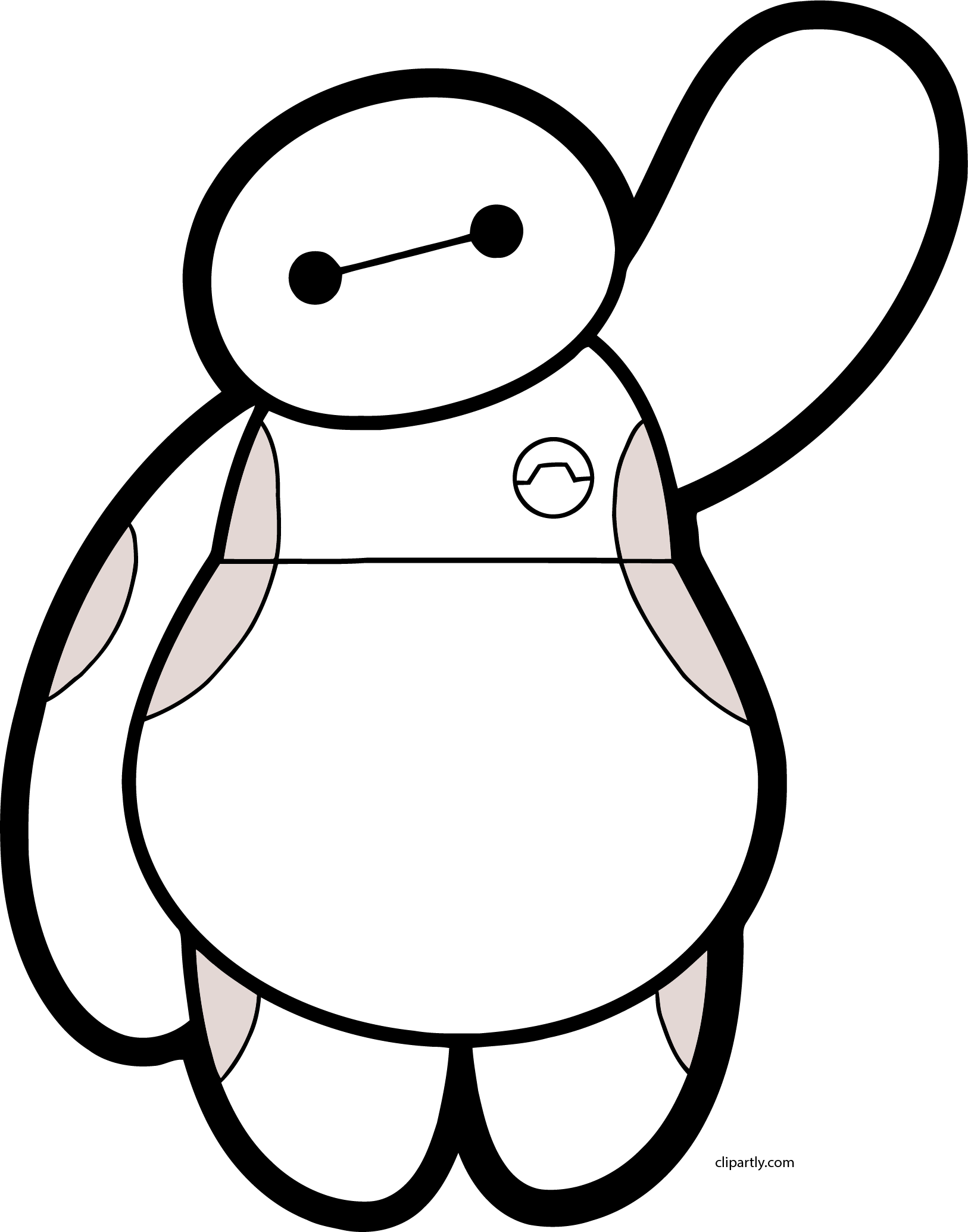 Baymax Hello Png Clipart.