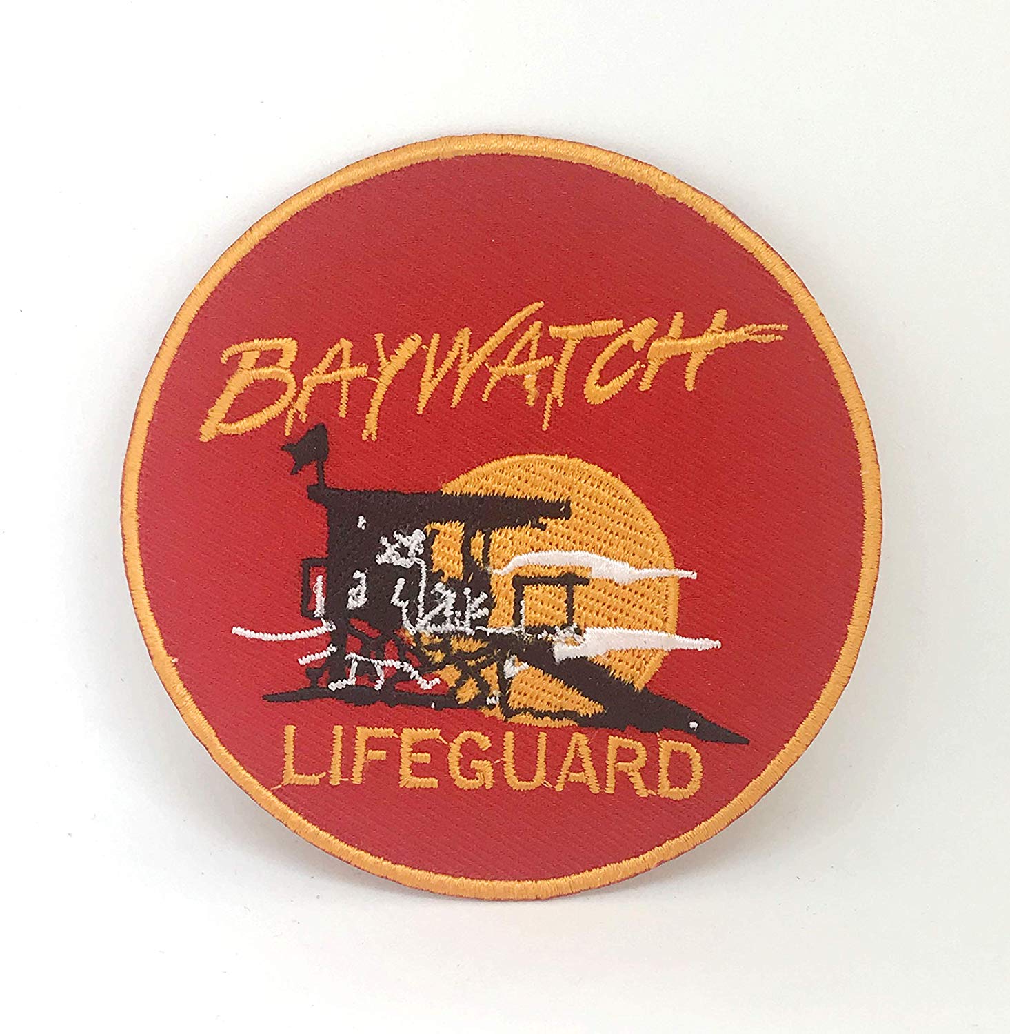 Baywatch Swimsuit Lifeguard Logo Iron.