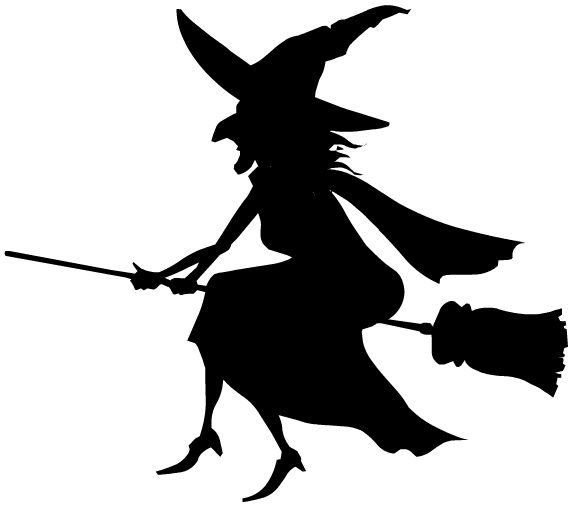 Free Black and White Halloween Clip Art.