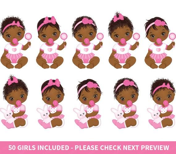 Baby Girl Clipart.