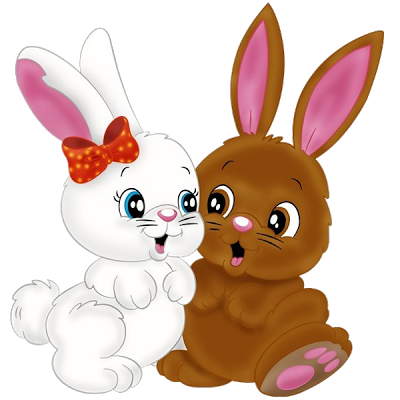 Rabbit clipart simple cartoon #31.