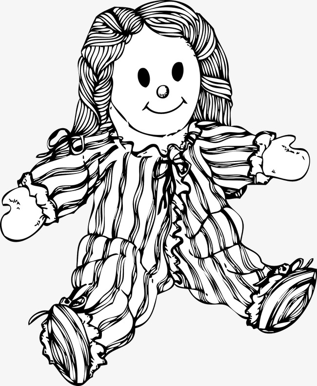 Black And White Doll PNG Transparent Black And White Doll.