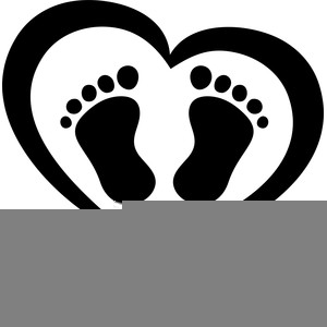 New Baby Feet Clipart.