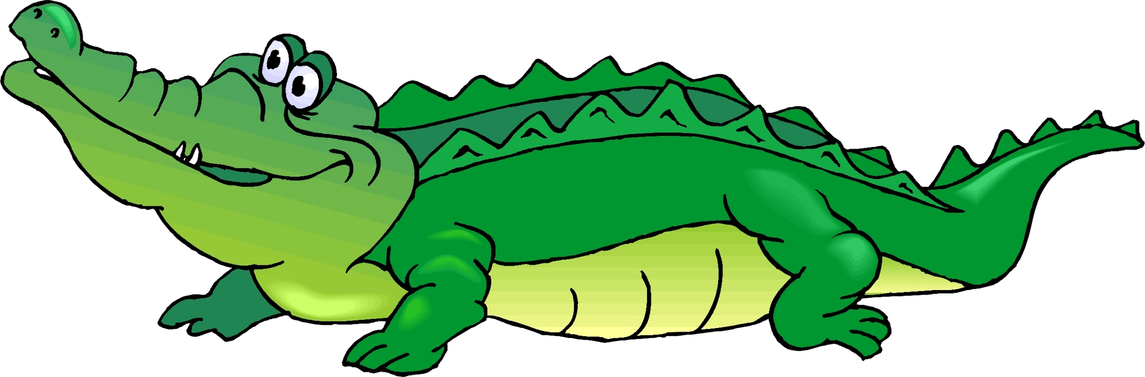 Cute gator clipart.