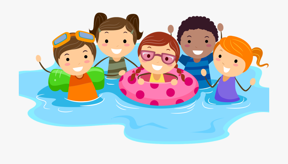 Child Swimming Clipart.