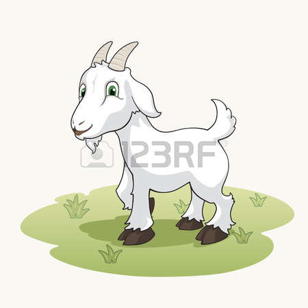 Cute Baby Goat Clipart.