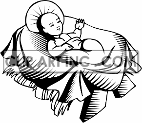 Jesus Clip Art Black And White.