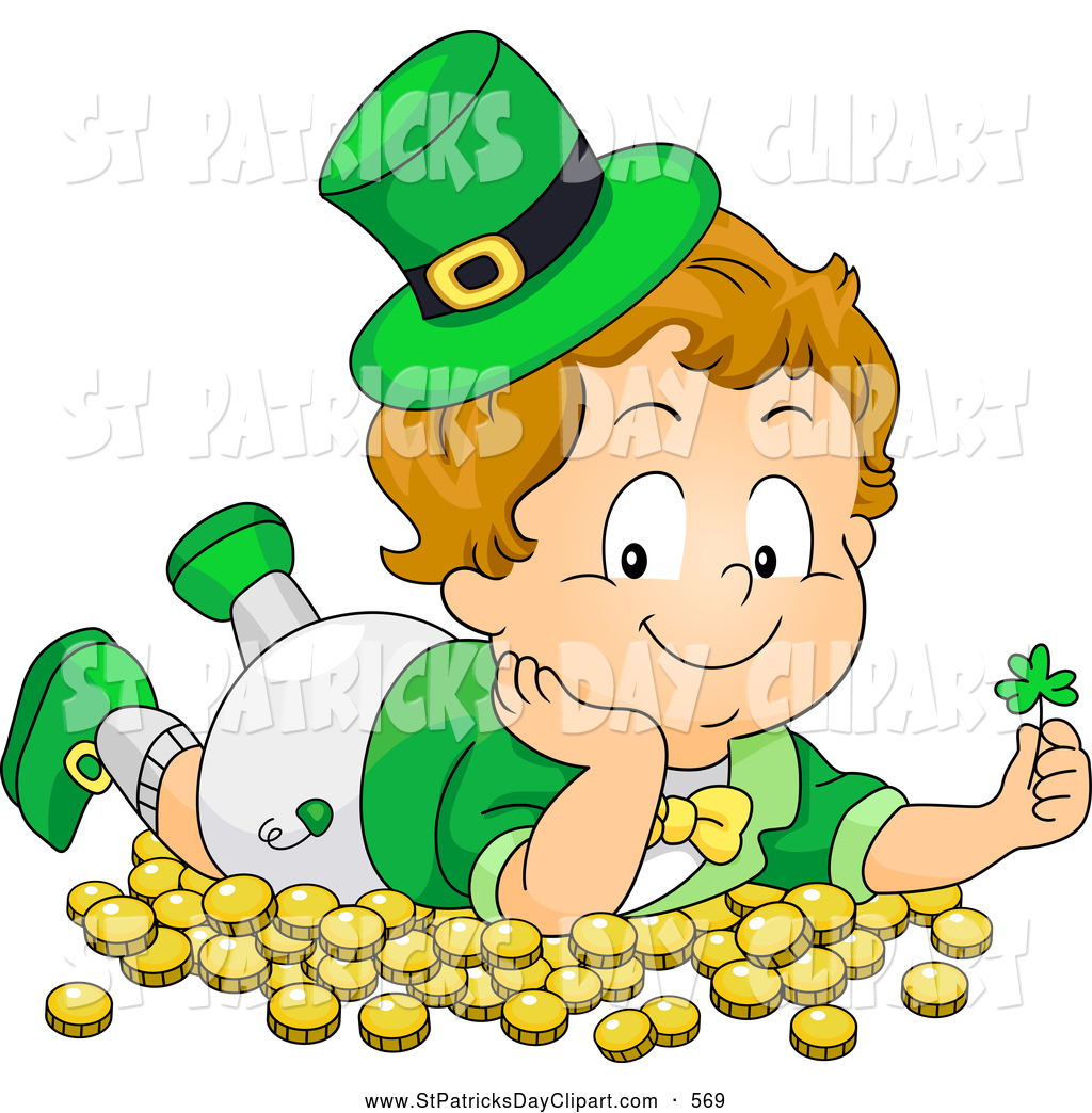 Royalty Free Child Stock St. Patrick's Day Designs.