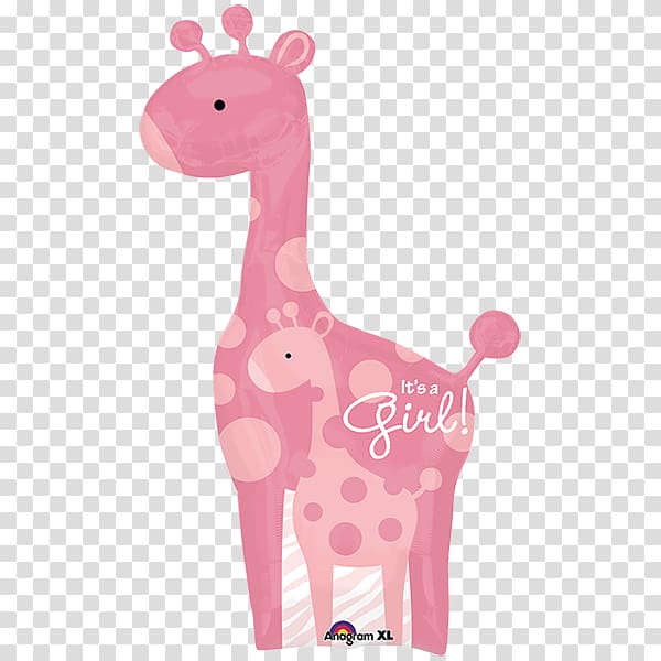 Giraffe Baby shower Mylar balloon Infant, giraffe.