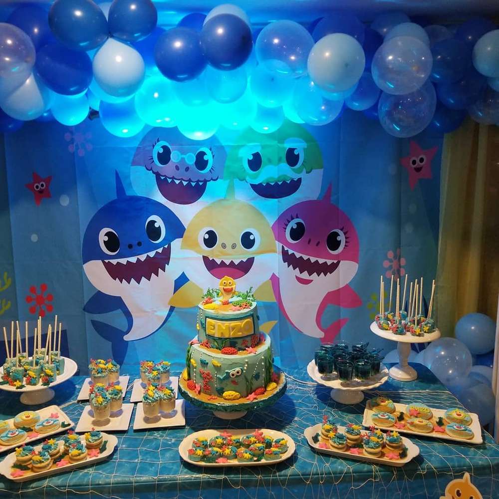 Baby shark Birthday Party Ideas.