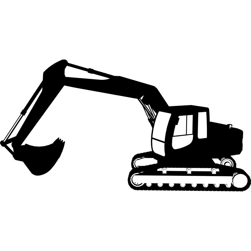 Clip Art Excavator Bucket Clipart.