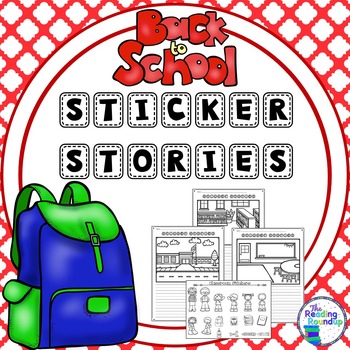 Back to School Sticker Stories Writing Center.