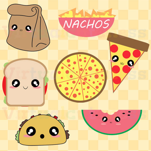 Cute Lunch Clipart.