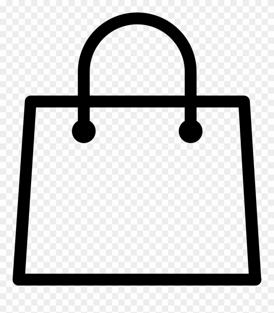 Free The White Shopping Bag Icon Download.