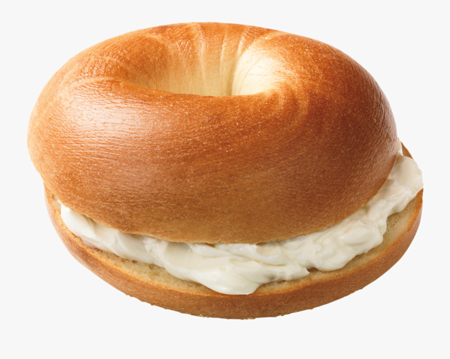 Bagel With Cream Cheese Png , Free Transparent Clipart.