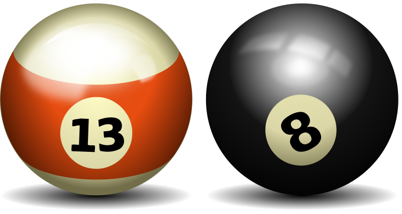 8 Ball Pool Clip Art.