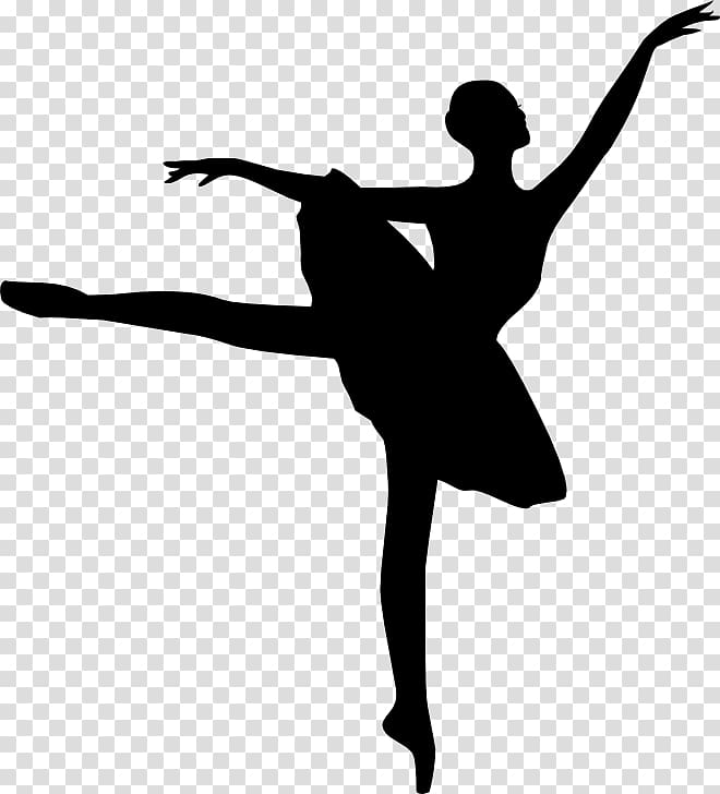 Ballet Dancer Silhouette , Ballet transparent background PNG.