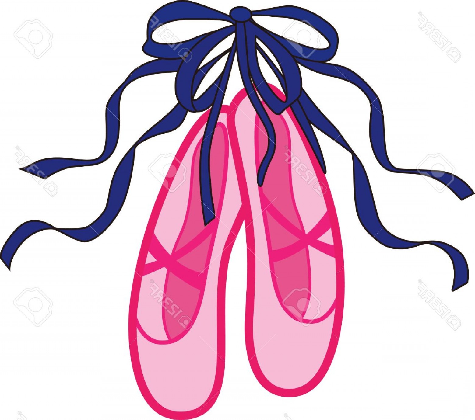 Photostock Vector Delicate Ballet Slippers Allow The Dancer To Make.