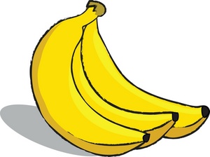 Banana clipart 6.