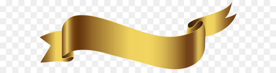 Gold Ribbon Ribbon png download.