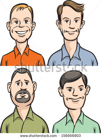 Avatar Icon Set 14 Cartoon Portrait Vectores En Stock 54187819.