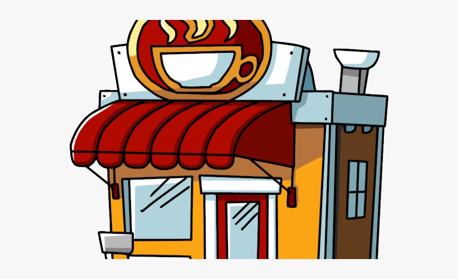 Store Clipart Restaurant Building.