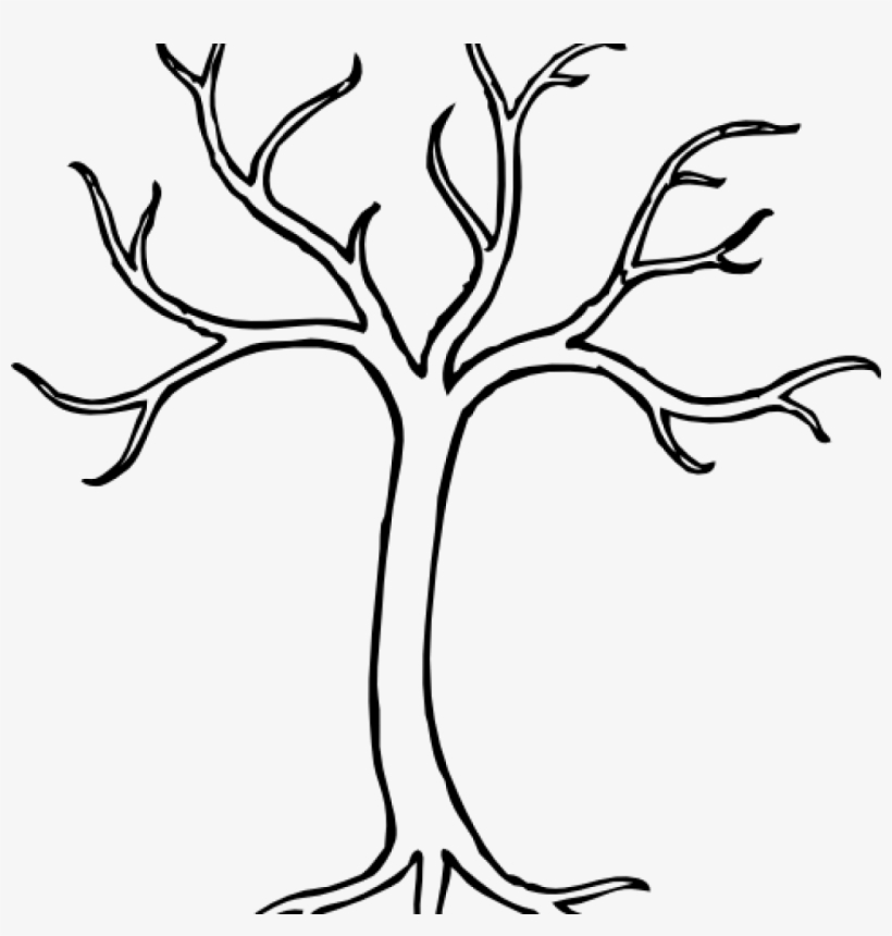 Tree Clipart Black And White Black And White Bare Tree.