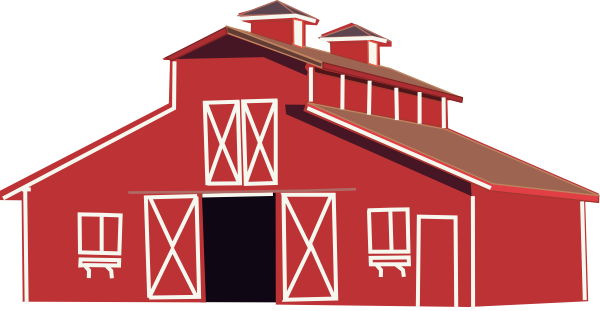 Horse Barn Clipart.